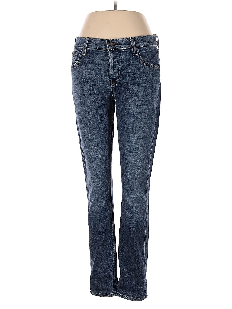 Pre-owned 7 For All Mankind Jeans In Blue