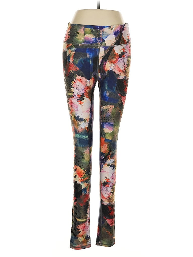 Kyodan Floral Blue Leggings Size M - photo 1