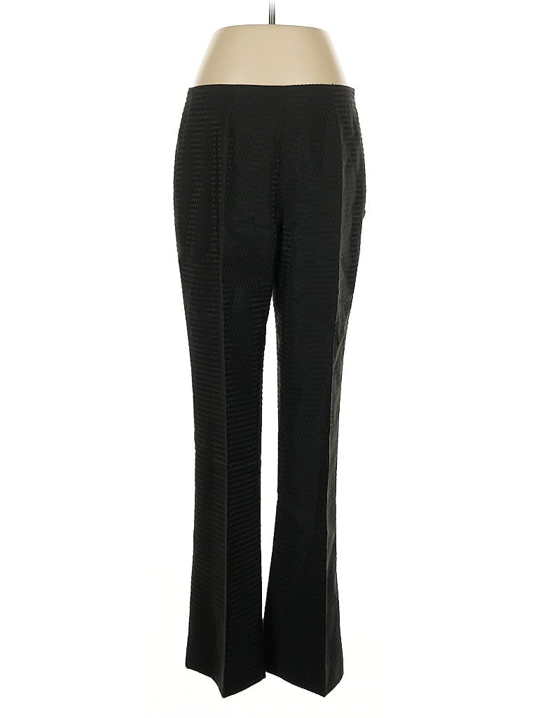 Etcetera Chevron-herringbone Black Dress Pants Size 8 - photo 1