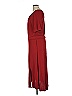 W by Worth 100% Rayon Red Burgundy Casual Dress Size XL - photo 5