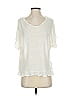 Eri + Ali 100% Linen Ivory Short Sleeve Top Size S - photo 1