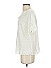 Eri + Ali 100% Linen Ivory Short Sleeve Top Size S - photo 5