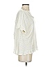 Eri + Ali 100% Linen Ivory Short Sleeve Top Size S - photo 4