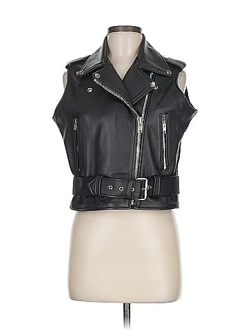 Understated Leather Vest (view 1)