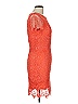 Gracia Orange Cocktail Dress Size M - photo 4