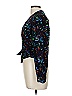 Tanya Taylor Floral Blue Black Long Sleeve Blouse Size 6 - photo 5