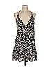 Intimately by Free People 100% Polyester Animal Print Black Casual Dress Size M - photo 1