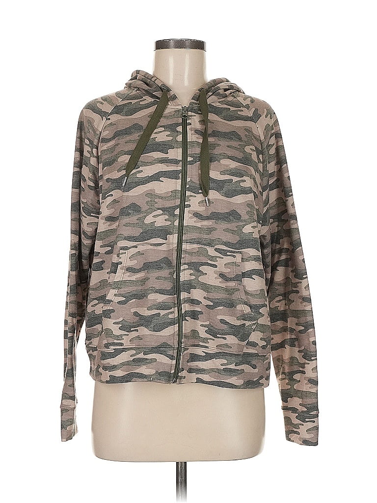 Xersion Camo Gray Zip Up Hoodie Size M - photo 1