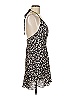Intimately by Free People 100% Polyester Animal Print Black Casual Dress Size M - photo 4