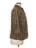 White Stag Print Brown 3/4 Sleeve Button-Down Shirt Size 1X - photo 4