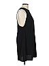 American Apparel Solid Black Casual Dress Size L - photo 4