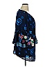 Johnny Was 100% Viscose Blue 3/4 Sleeve Blouse Size XL - photo 4