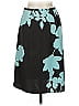 Worth 100% Polyester Print Teal Casual Skirt Size 8 - photo 2