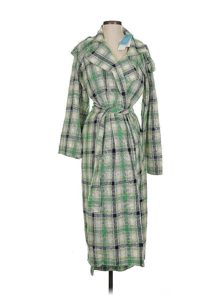 Tanya Taylor Green Trenchcoat Size XS - photo 1