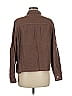Fresh Produce 100% Linen Brown Long Sleeve Button-Down Shirt Size M - photo 2
