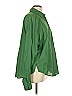 Modern Citizen 100% Cotton Solid Green Long Sleeve Button-Down Shirt Size L - photo 4