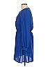 Everly Solid Blue Casual Dress Size S - photo 5