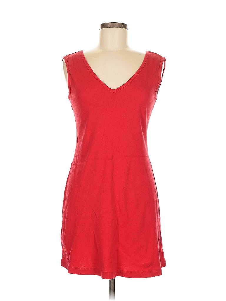 Moda International 100% Cotton Red Casual Dress Size M - photo 1