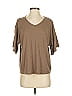 Blue Blush Brown Short Sleeve T-Shirt Size M - photo 1