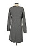 24/7 Maurices Solid Gray Casual Dress Size S - photo 2