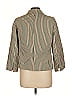 Akris Punto Stripes Gold Green Blazer Size 10 - photo 2