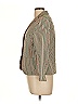 Akris Punto Stripes Gold Green Blazer Size 10 - photo 5