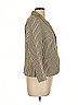 Akris Punto Stripes Gold Green Blazer Size 10 - photo 4