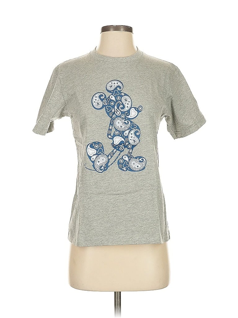 UT for Uniqlo 100% Cotton Paisley Gray Short Sleeve T-Shirt Size XS - photo 1