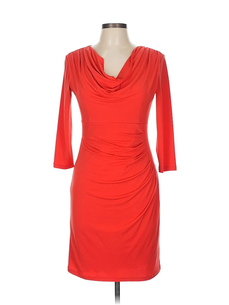 Donna Ricco Red Cocktail Dress Size 6 - photo 1