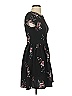 Xhilaration Floral Black Casual Dress Size S - photo 4