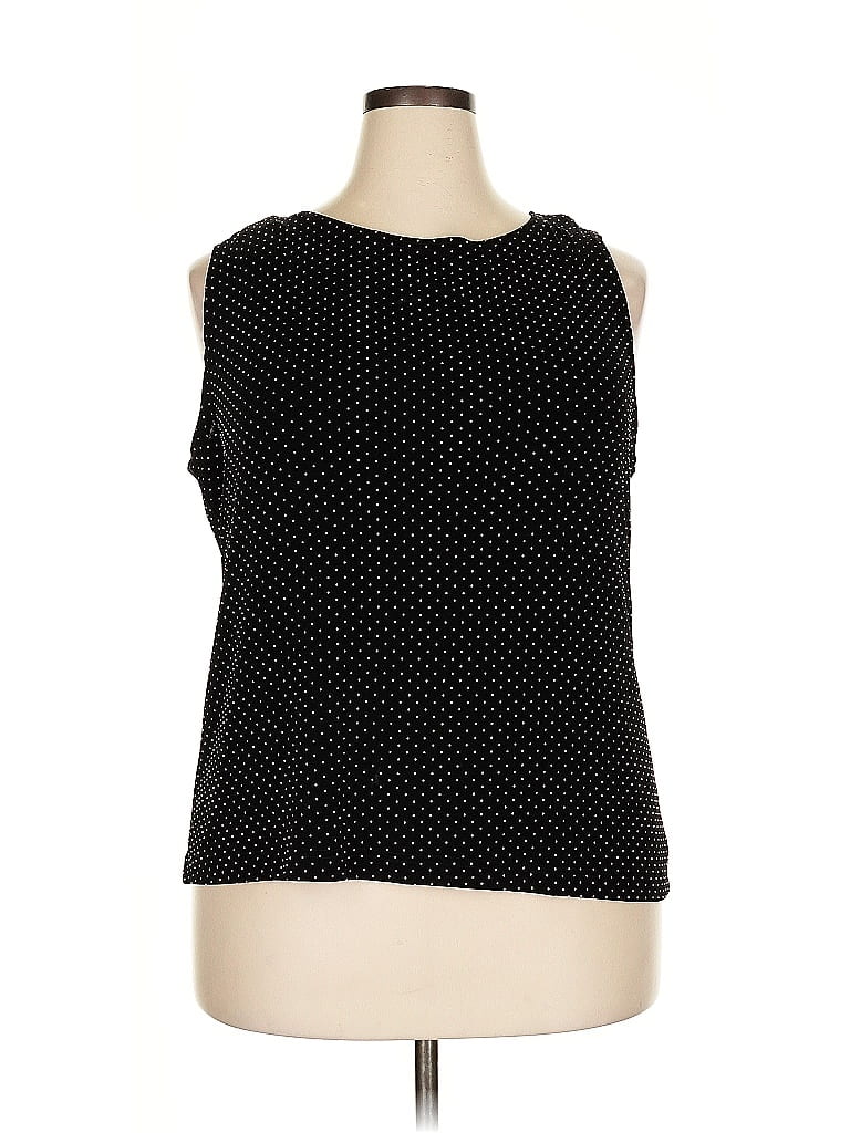 COLDWATER CREEK Pre-owned Sleeveless Blouse In Black