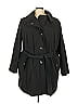 London Fog 100% Polyester Black Trenchcoat Size 3X - photo 1