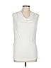 Bisou Bisou Color Block White Sleeveless T-Shirt Size M - photo 1