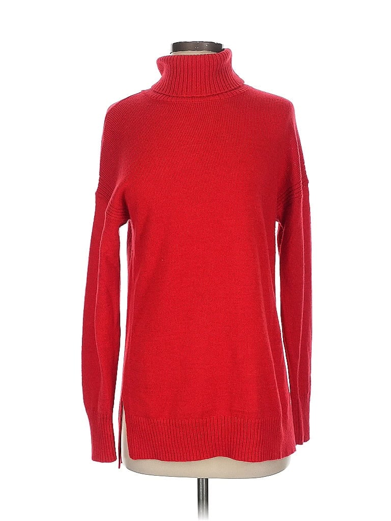 Pre-owned Old Navy Turtleneck Sweater In Red