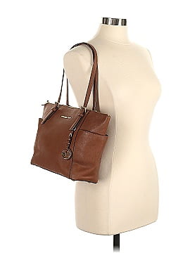 MICHAEL Michael Kors Leather Tote (view 2)