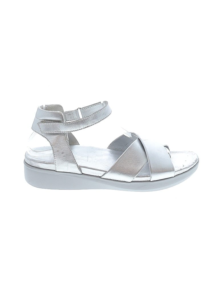 munro silver sandals