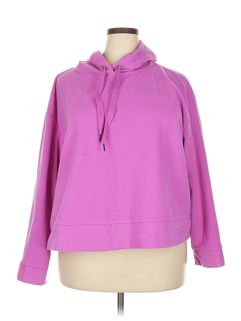Xersion 100% Polyester Pink Pullover Hoodie Size XXL - photo 1