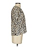 Chaser Animal Print Tan Short Sleeve T-Shirt Size S - photo 4