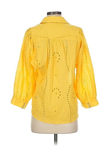 Forever That Girl for Anthropologie 3/4 Sleeve Button-Down Shirt (view 2)