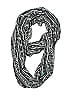Pretty Persuasions 100% Polyester Silver Black Scarf One size - photo 1