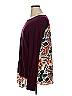 Ann Taylor LOFT 100% Cotton Burgundy Pullover Sweater Size XL - photo 5