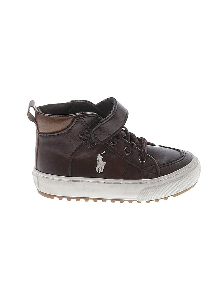 Polo by Ralph Lauren Brown Sneakers Size 6 - photo 1