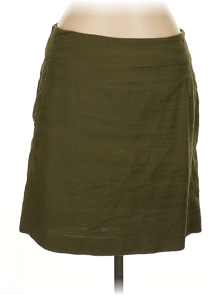 Pre-owned Ann Taylor Casual Skirt In Green