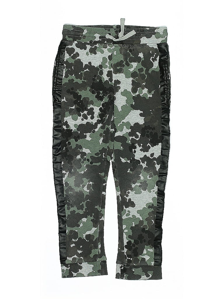 Stella McCartney 100% Cotton Camo Green Casual Pants Size 8 (big kids) - photo 1