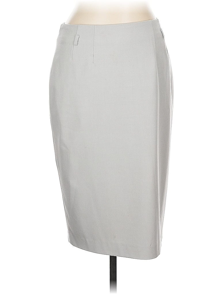 Amanda + Chelsea Gray Formal Skirt Size 10 - photo 1