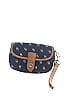 Dooney & Bourke Blue Black Leather Wristlet One size - photo 1