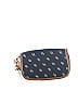 Dooney & Bourke Blue Black Leather Wristlet One size - photo 2