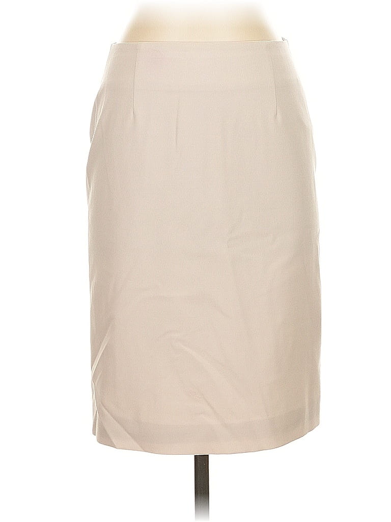 Pre-owned Theory Formal Skirt In Brown