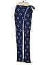 Pull&Bear Paisley Blue Casual Pants Size S - photo 1
