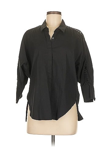 itmichaa 3/4 Sleeve Button-Down Shirt (view 1)